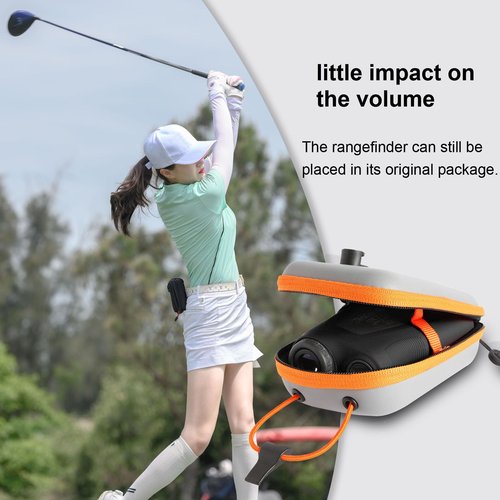 JAWEGOLF Silicone Case Compatible with Bushnell Pro X3/X3+ Golf Rangefinder (Black)