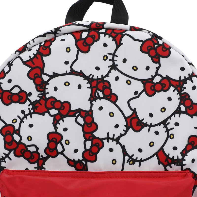 Bioworld Sanrio Hello Kitty Head Toss AOP with Hello Kitty Verbiage Travel Backpack