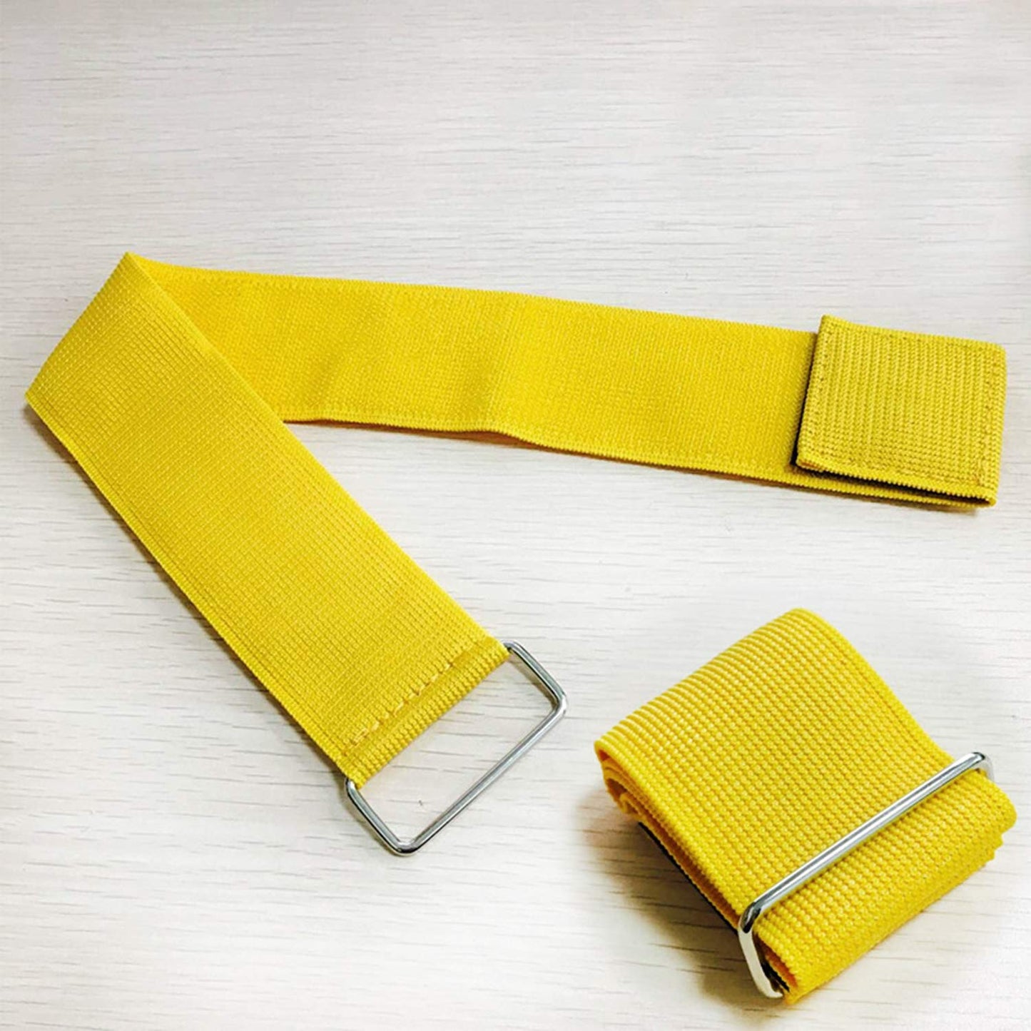 8 Colors 3 Legged Race Bands, Three Legged Race Durable Firm Elastic Tie Rope Colorful 3 Leg Race Band for Party Game Outdoor Fun