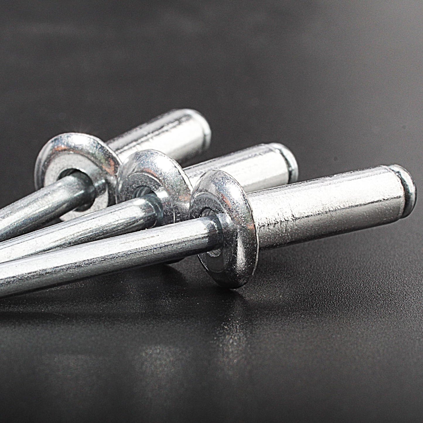 Linkup 50pcs pack 1/4" x 1" Pop blind Rivets, 6.4mm x 25mm pop rivets,Aluminum Body Steel Mandrel Rivets (Sliver),Dome Head aluminum rivets