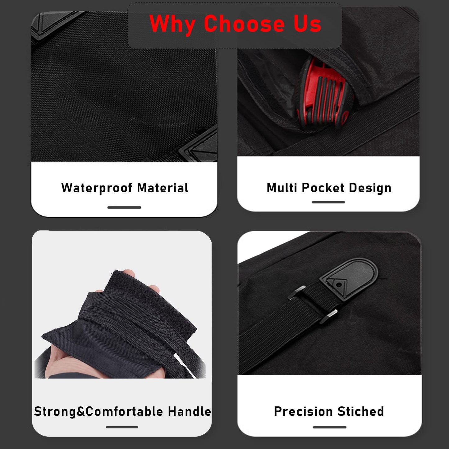 SOPOGER Lightweight Soft Compound Bow Case with Pockets, 600D Water-Resistant Archery Backpack Bow Bag for Hunting (Black, 37.4 inch)