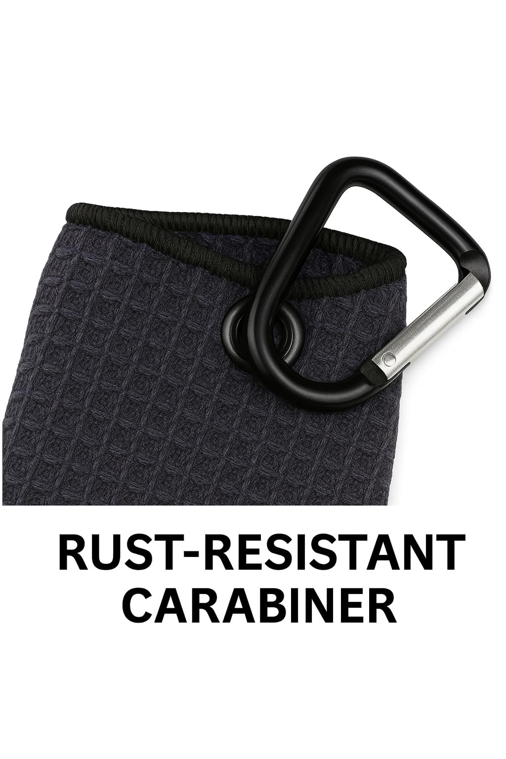 SNK SPORTS Golf Towel - Premium Tri Fold Ultra-Absorbent Cotton Golf Towel for Golf Carts or Clubs - Dimensions - Golfing Gear - Waffle Weave Pattern