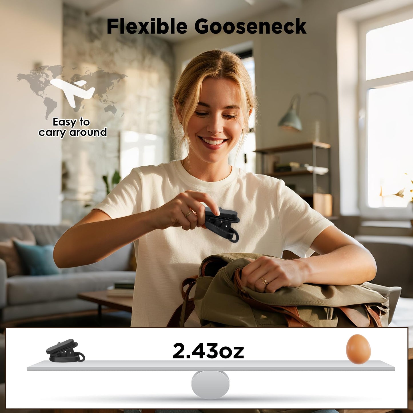 TATAANTY Book Light for Reading at Night- Eye Caring 3 Color Modes&Stepless Dimming LED Book Reading Light,Rechargeable 70 Hrs Lasting Runtime Lightweight Clip-on Book Light for Book Lovers,Deep Black