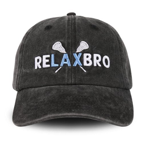 Lacrosse Gifts for Men/Boys, Funny Adjustable Embroidered Hat Cap