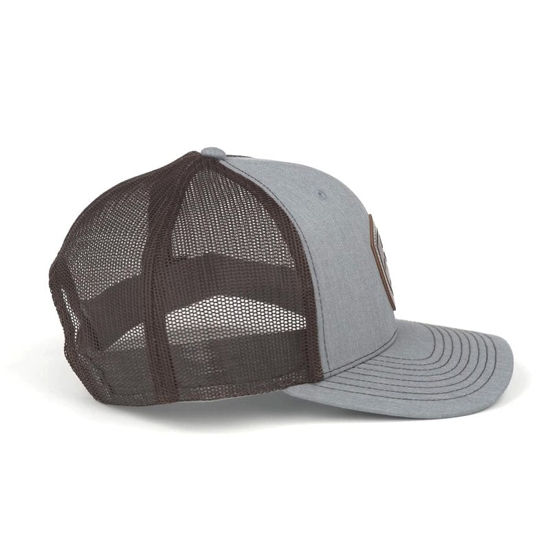 ARIAT Men's Light Grey Richardson 112 Cap with Embossed Shield Patch