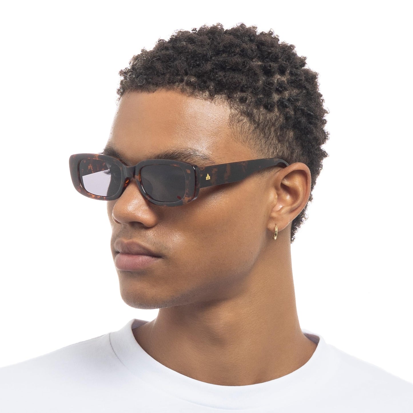 AIRE Ceres Sunglasses - Dark Tort, Rectangle, Unisex, Sleek and Slimline Style