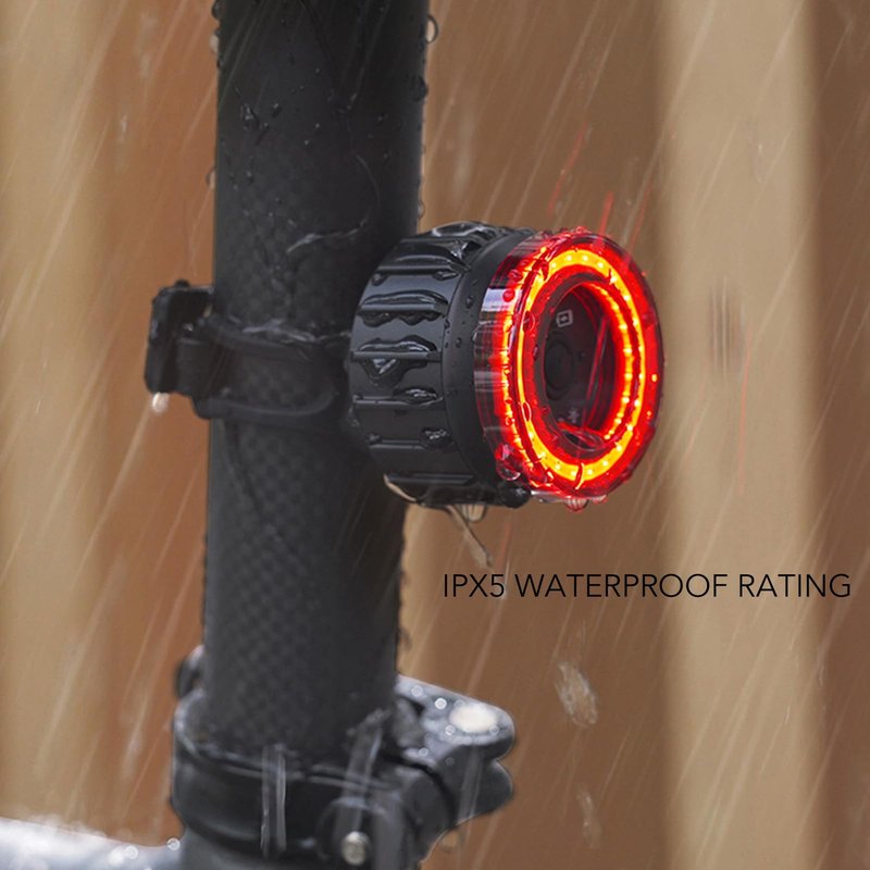 Sensing Tail Light, and Sensitive Brake LED Rear Light, USB Charging, IPX5, for Road Mountain Bikes