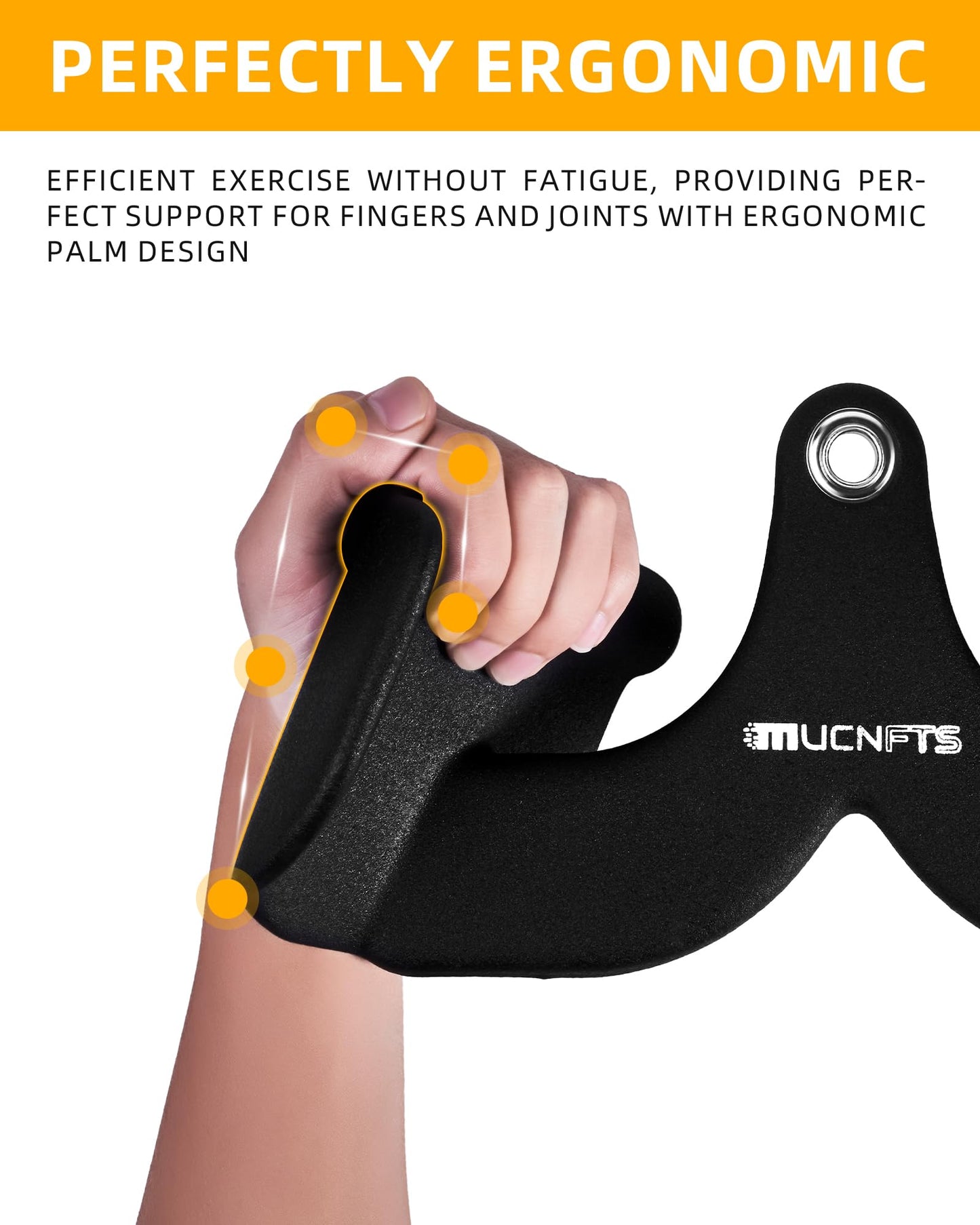 Mucnfts LAT Pulldown Attachments, Thickened Ergonomic Back Tricep Training Handle, LAT Pull Down Bar for Press Down Exercises, Cable Attachments for Gym and Home