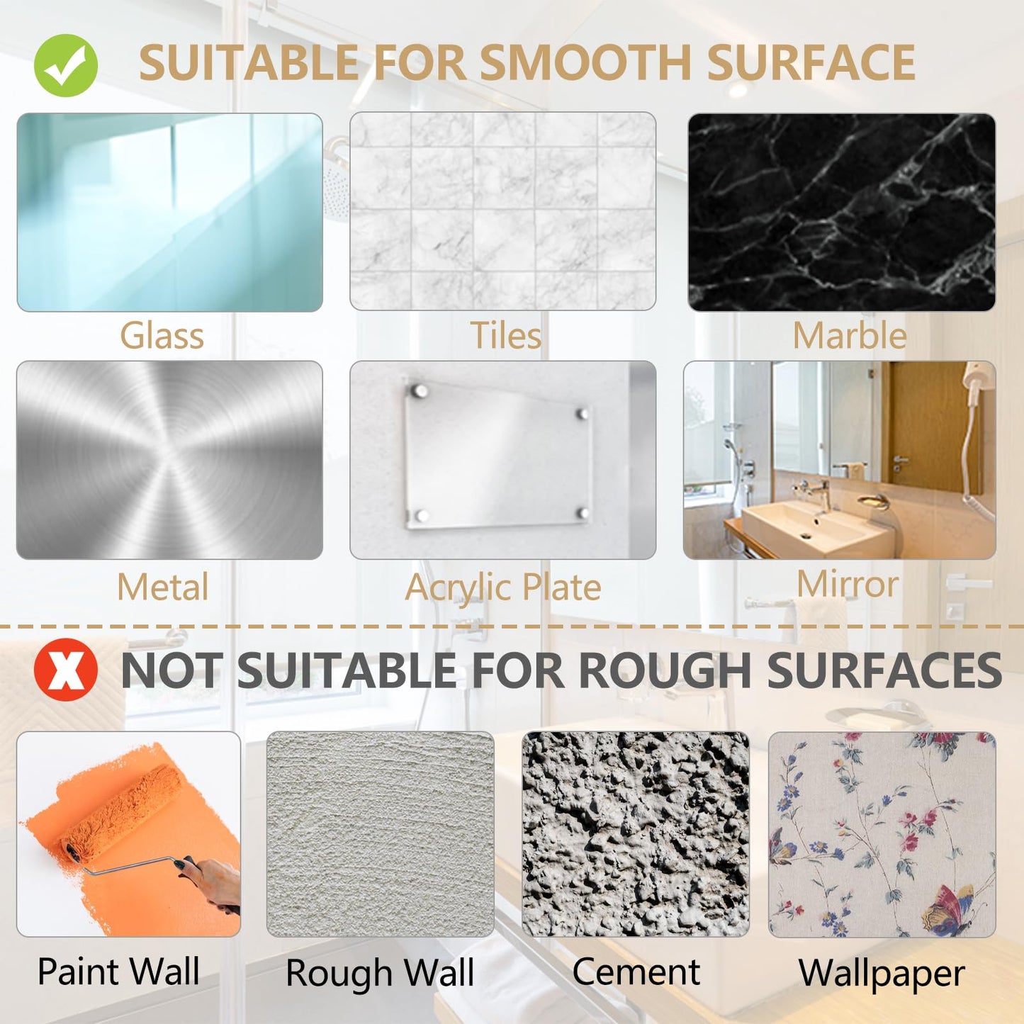 Towel Hooks Shower Suction Hook Towel Hanger for Bathroom Hanging Coat, Robe, Removable Wall Mounted Hook for Bedroom Kitchen Hotel Pool Matte Black(2-Pack)