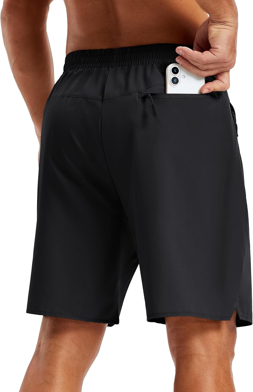 TACVASEN Men's Athletic Workout Shorts - Quick Dry 7" Gym Running Shorts with Zipper Pockets | Summer Casual Hiking