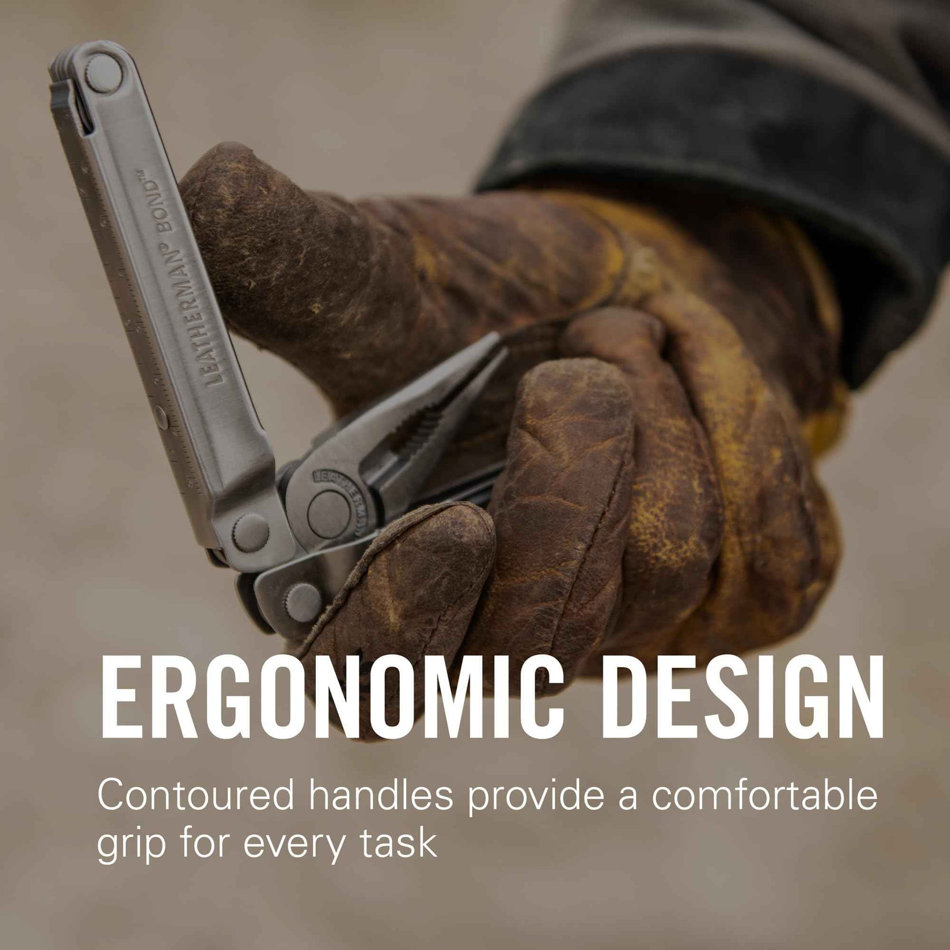 LEATHERMAN, Bond Multitool, Stainless Steel EDC Tool with 420HC Blade, Built in the USA