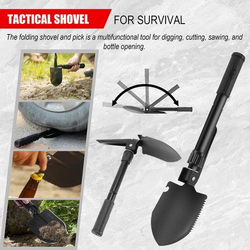 Gifts for Men Christmas 146Pcs Survival Kit First Aid Kit, Emergency Kit with Survival Tools, Medical Supplies for Camping, Travel, Outdoor Adventure