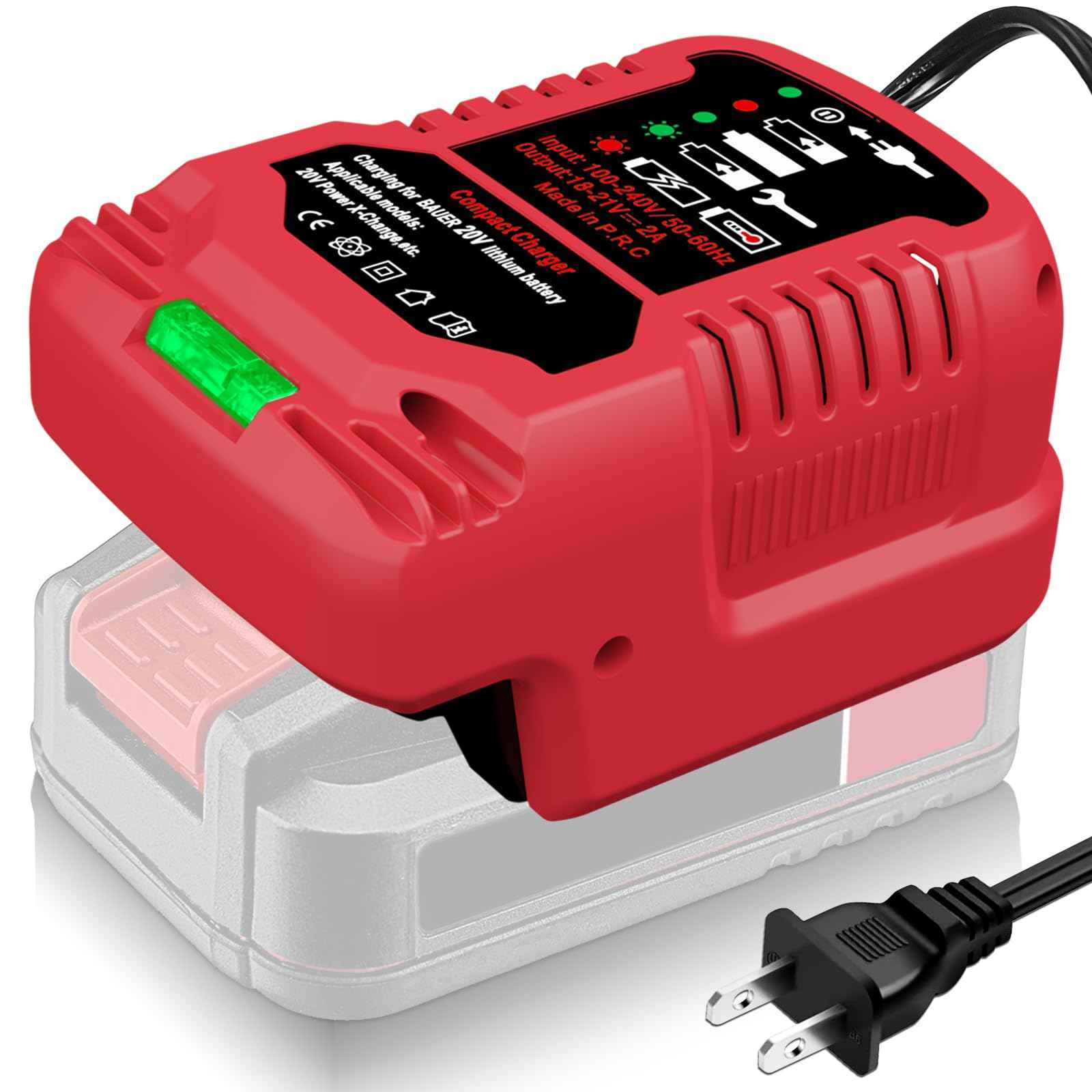 Replacement for Bauer 20V Battery Charger