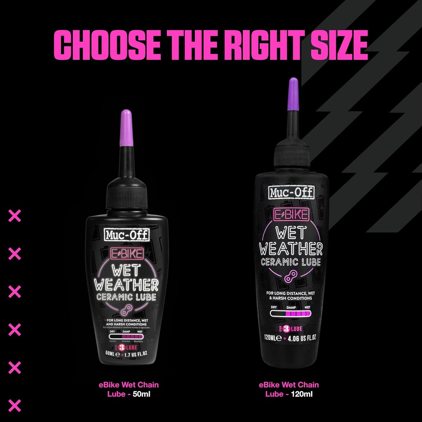 Muc-Off eBike Wet Chain Lube - Superior Protection for All Weather Conditions | 50ml