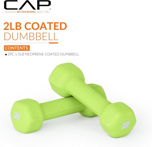 CAP Barbell Neoprene Dumbbell Weights - Durable Pairs & Sets in Multiple Colors