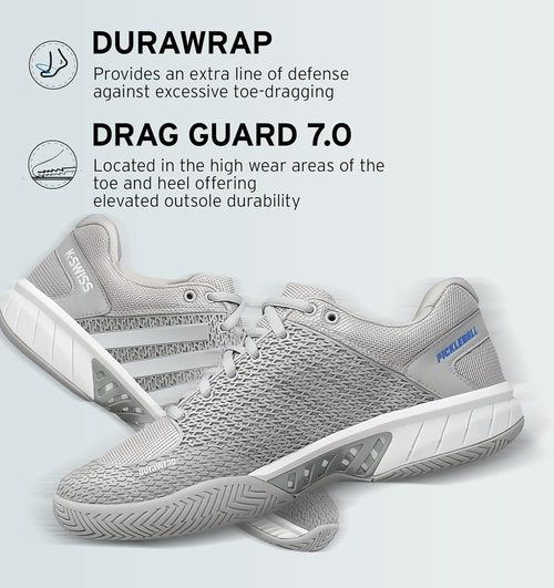 K-Swiss Women's Express Light Pickleball Shoes - Lightweight Comfort & Support | Ideal for All Levels