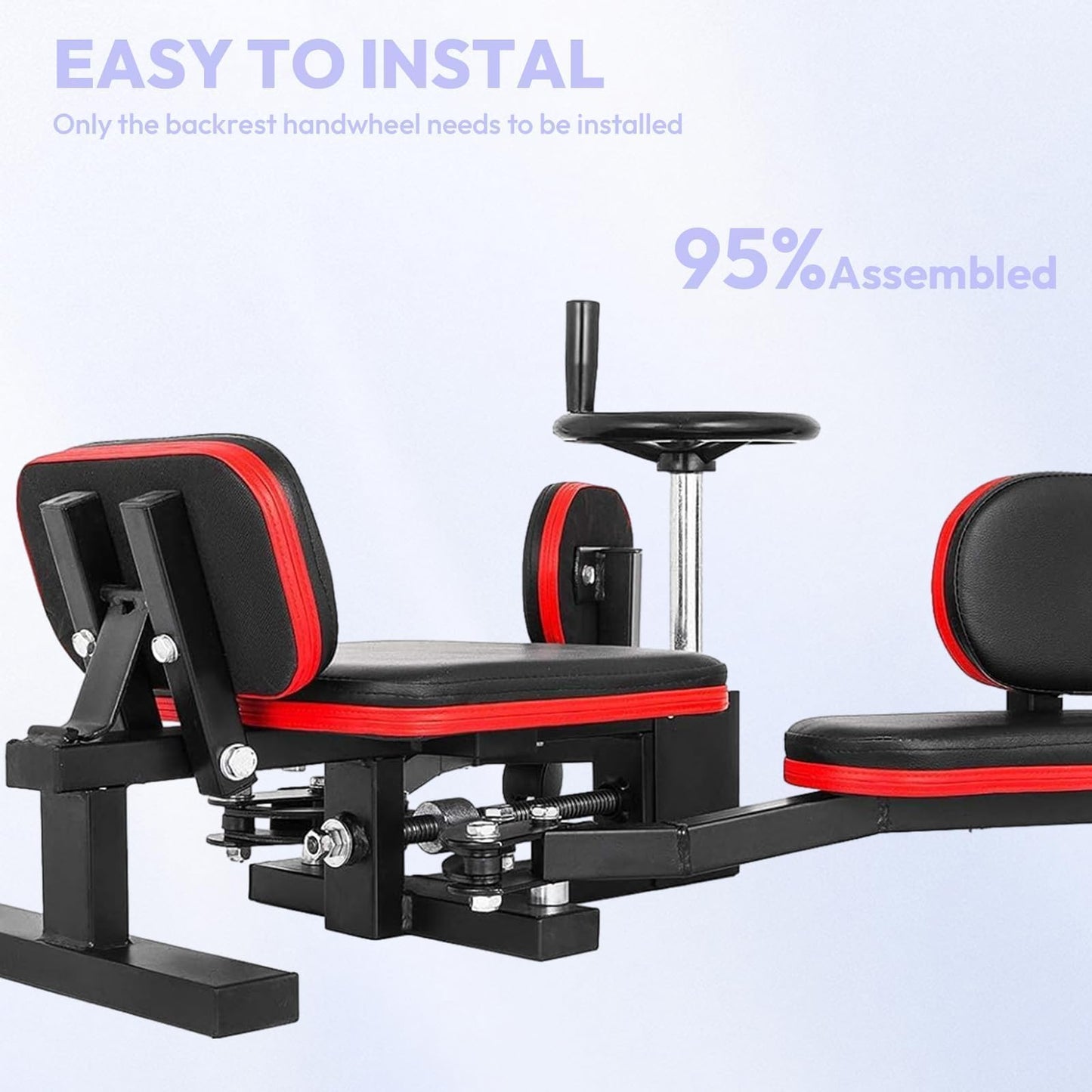 BotaBay Pro Leg Stretcher 330LBS Leg Stretch Machine Heavy Duty Steel Frame Leg Stretcher Machine Training Fitness Equipment Leg Stretcher for Home Gym