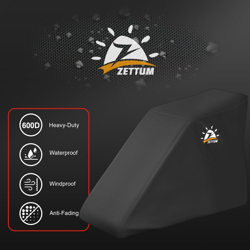 Zettum Treadmill Cover - 600D Treadmill Dust Cover Waterproof, Gym Equipment Running Machine Covers with Windproof Drawstring, Exercise Workout Equipment Protective for Home Indoor Outdoor