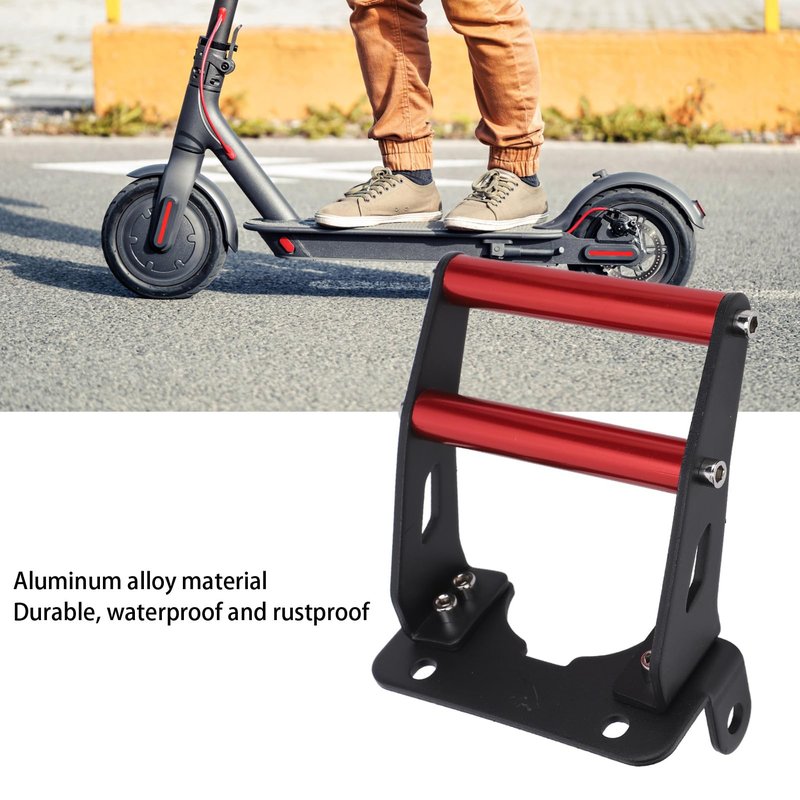 POENVFPO Aluminum Alloy Foot Support, with High Comfort, Enhanced Control, Electric Scooter Rear Handle Bar Accessories, for M4 Pro