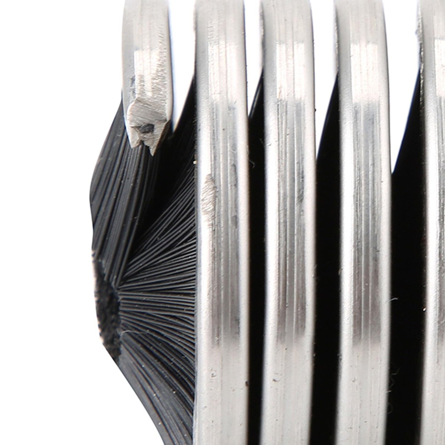 Moofey Climbing Brush, 8 to 13mm Gear Rope Cleaning Brush, Nylon Stainless Steel Climbing Rope Cleaner