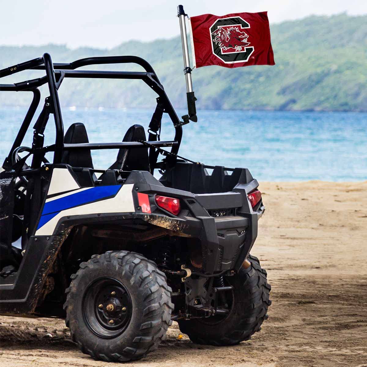 College Flags & Banners Co. South Carolina Gamecocks Golf Cart Flag Pole and Holder Mounting Bracket