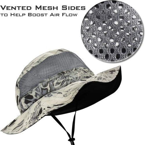 KastKing Sol Armis Boonie Hat - UPF 50 Sun Protection for Fishing, Beach & Hiking Activities
