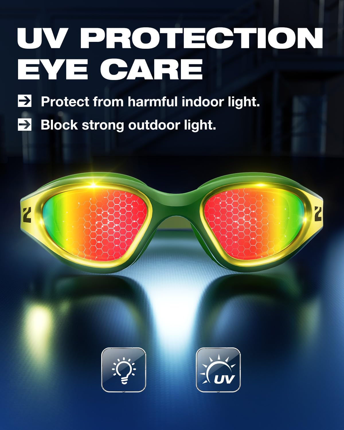 ZIONOR G1 Nava Hydrophilic Nano-Coated Super Anti-Fog Swim Goggles, Clear Vision, Leakproof for Men Women
