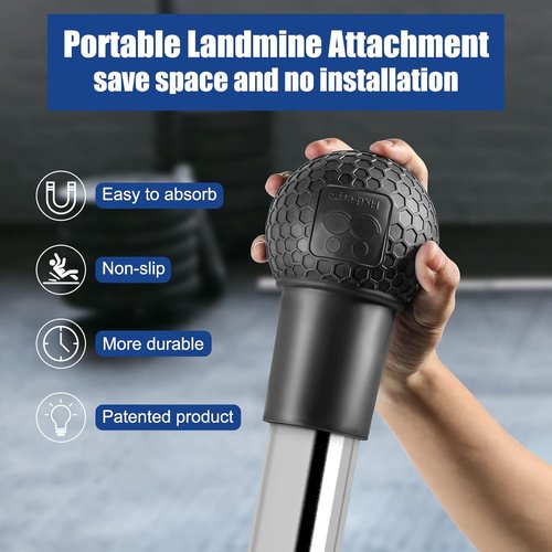HXD-ERGO Landmine Attachment - Versatile Barbell T Bar Row Accessory for 2-Inch Olympic Bars