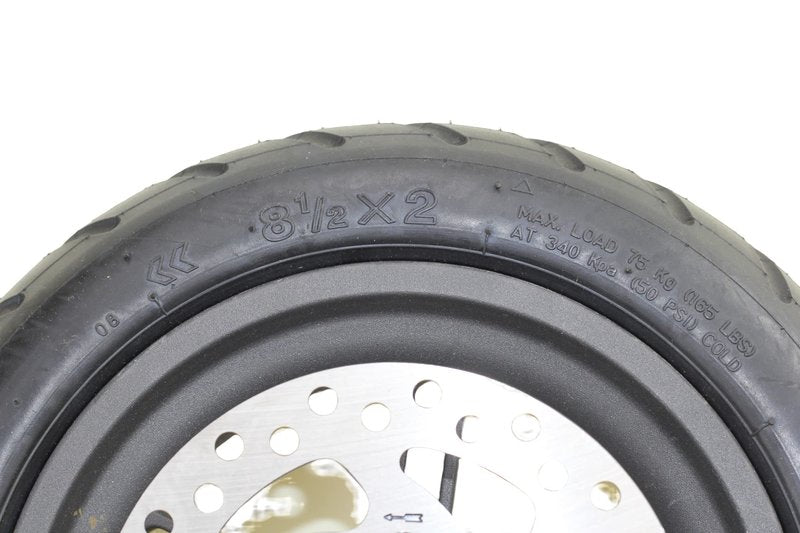 TRKIMAL 8.5 Inch Electric Scooter Rear Wheel Rim Tyre, Disc Brake wheel hub Tire Replacement Compatible with Xiaomi Mijia M365