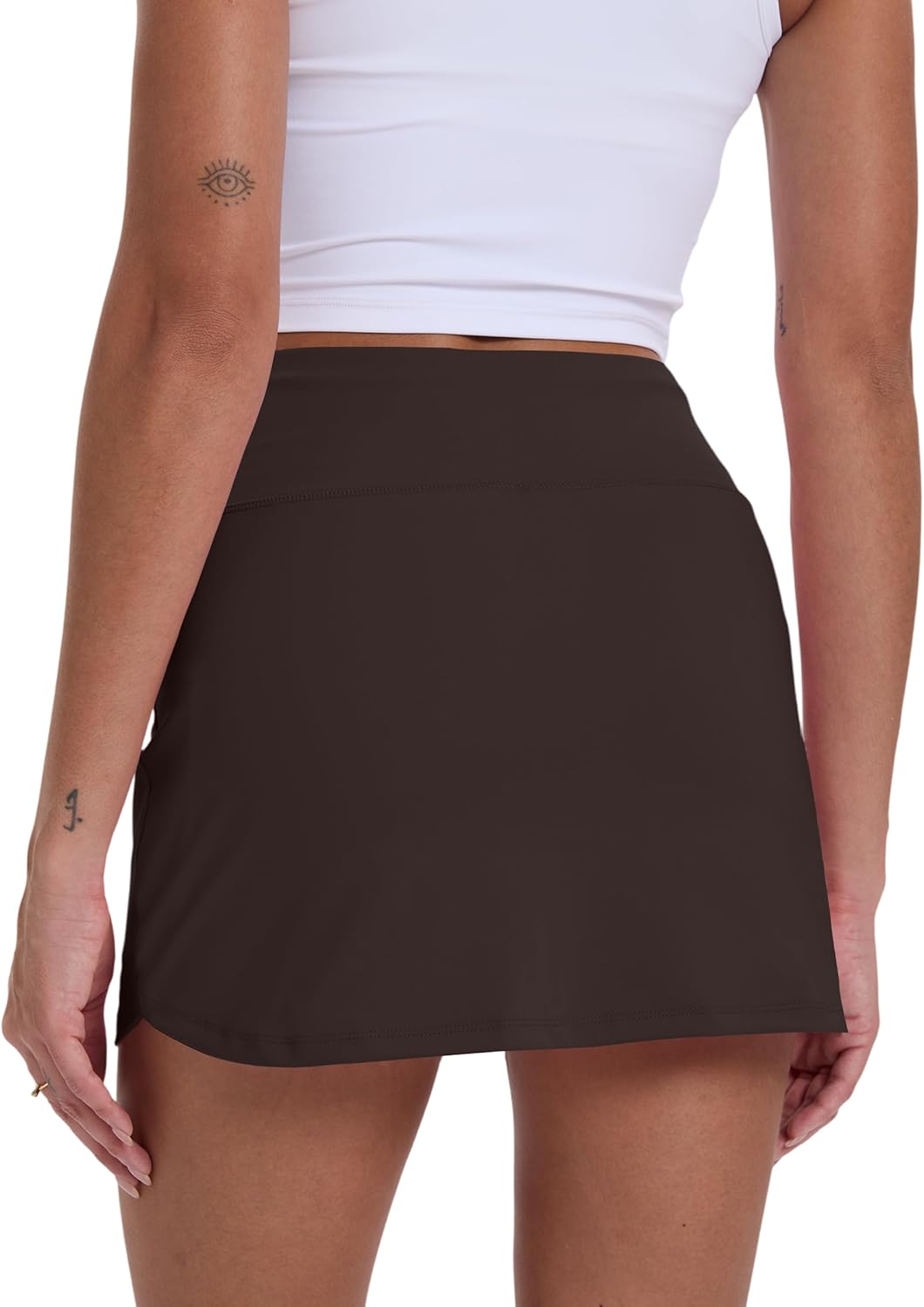 Skiennix Women's Golf Skirt - High Waisted Tennis Skorts with Shorts & Pockets for Athletic Workouts