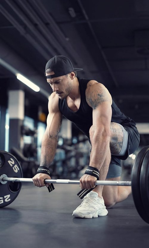 Fitgriff® Lifting Wrist Straps - Premium Cotton & Padded Support for Weightlifting, Gym & Deadlift | Unisex
