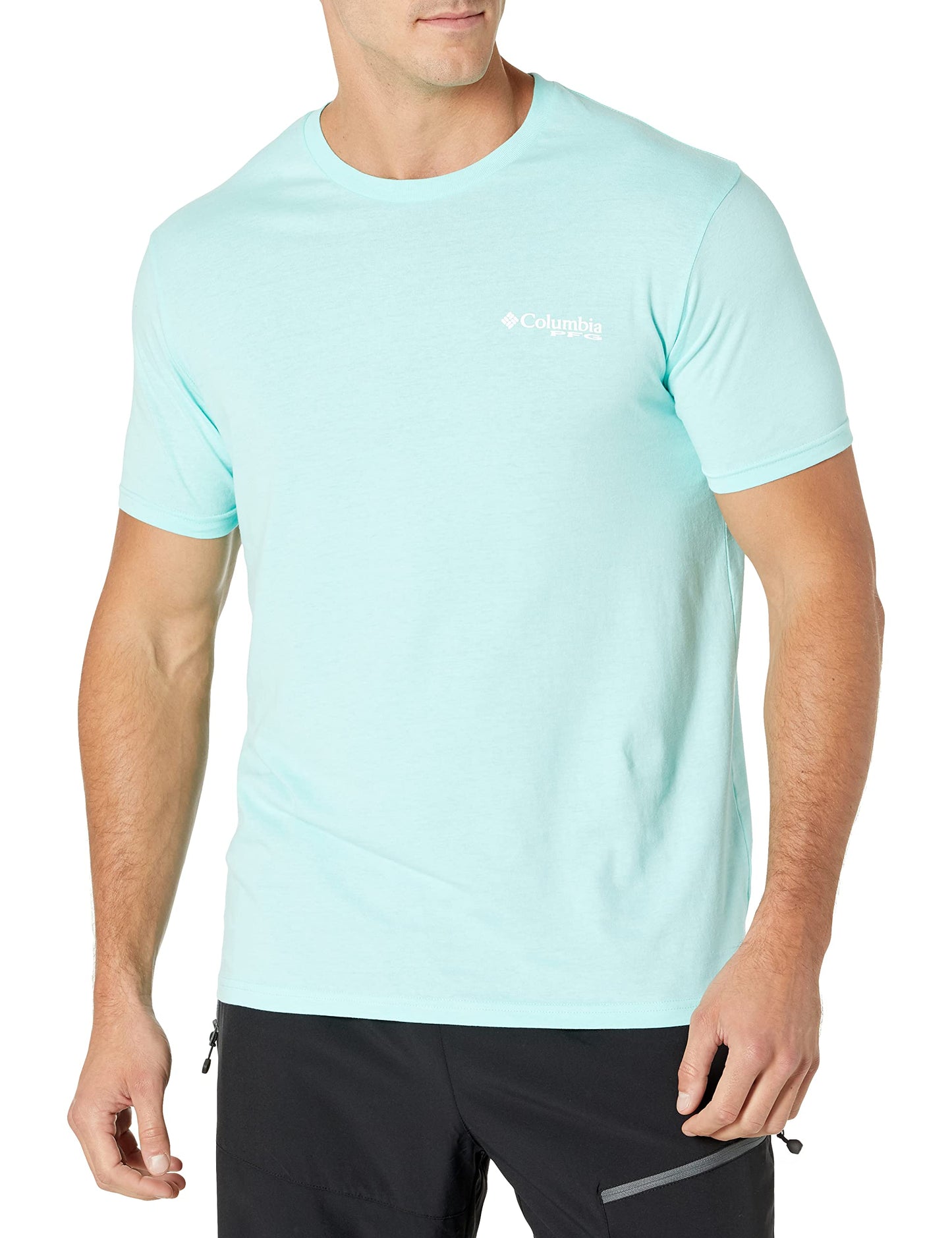 Columbia Apparel Men's Graphic T-Shirt Shirt, Gulf Stream/Sam, Large