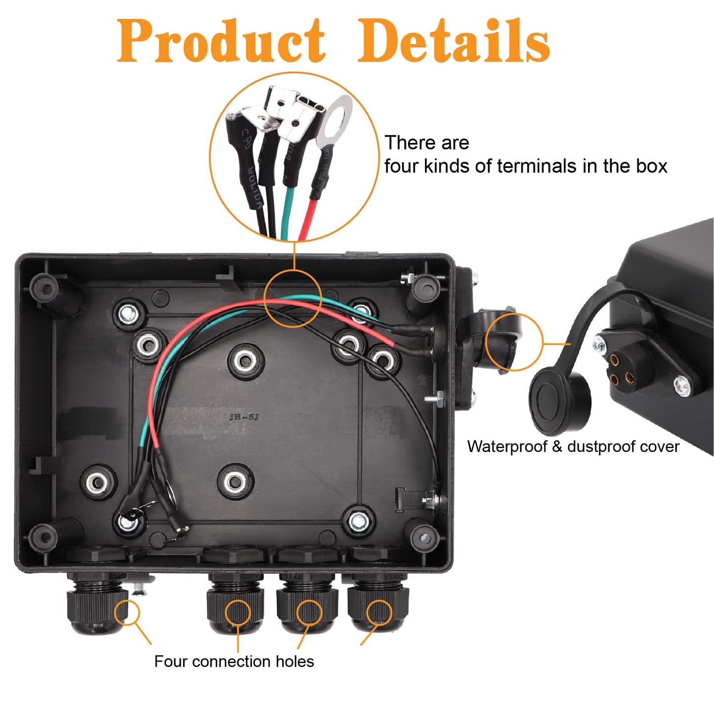 Torkettle 12V 500A Winch Solenoid Contactor Relay and Box for 8000lbs-17000lbs ATV UTV Winches