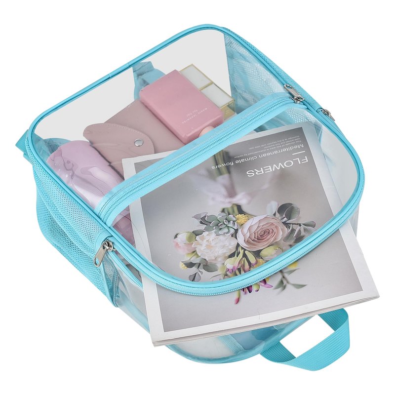 Oraben Clear Backpack for Stadium Events, Stadium Approved 12 x 6 x 11, Small Clear Backpack for Concerts School Works, Fast Security Check, Waterproof PVC, Adjustable Straps, Women Men