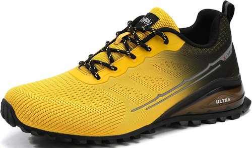 Ikunka Men's Fashion Sneakers - Lightweight & Breathable Walking Shoes for Cross Training | Non-Slip Design