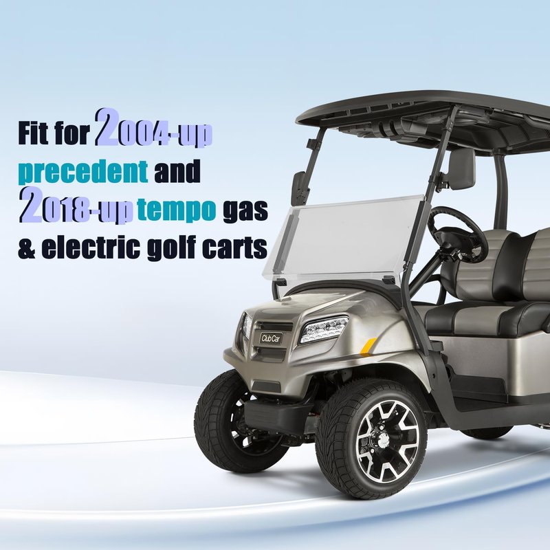 Panglong Golf Carts Control Arm Delta A-Plate Kit, Suitable for Club Car 2004-up Precedent and 2018-up Tempo Gas or Electric Golf Carts, OEM# 102287301, 103388501