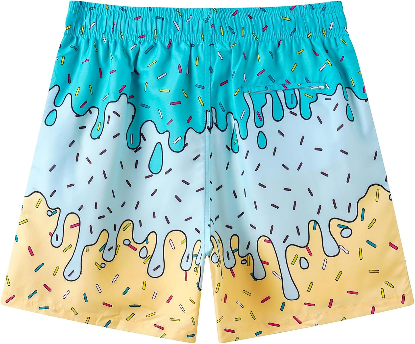 Westwolf Men’s Swim Trunks - 5.5 Inch Board Shorts with Compression Liner for Ultimate Comfort
