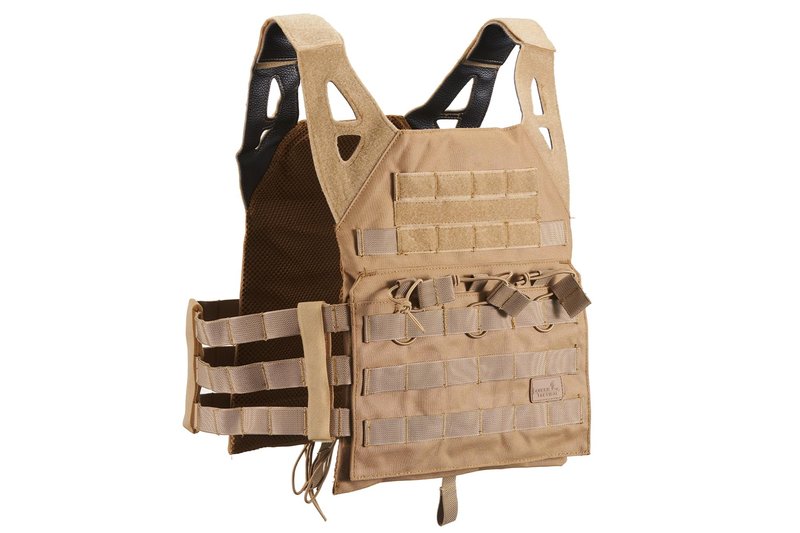 Lancer Tactical Airsoft Lightweight Molle Tactical Vest with Retention Cords-One size Fully adjustable Customizable Fit