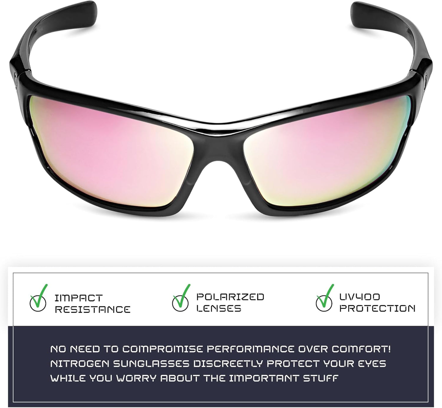Skiennix Polarized Sport Sunglasses - UV400 Protection for Men & Women | Ideal for Driving & Fishing