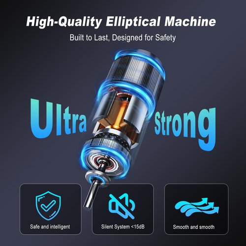 HOTWAVE Under Desk Elliptical Exercise Machine, Ellipse Leg Exerciser Electric as Seen on TV While Sitting for Seniors with Remote Control & 12-Speeds, Seated Foot Pedal Exercise Training Equipment