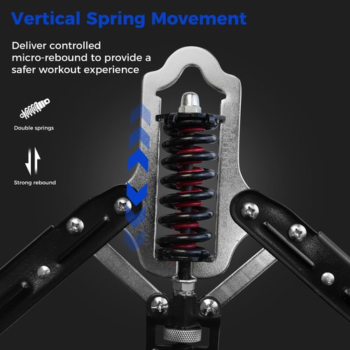 DERACY Chest Workout Equipment, Adjustable Forearm Strengthener, Carbon Steel Forearm Exerciser, Twister Arm Trainer, Chest Trainer for Men Women (Regular Size)