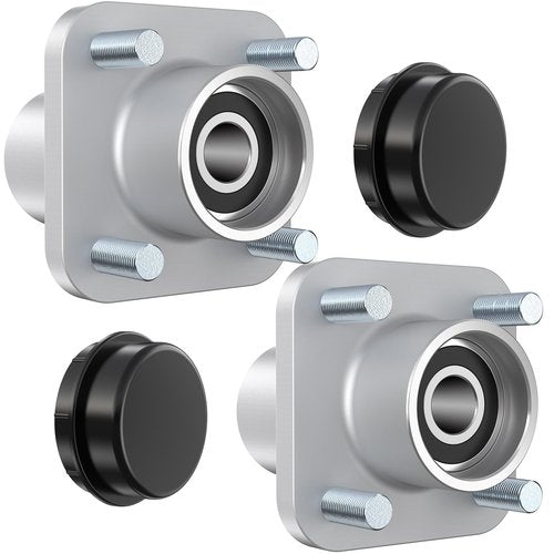 ENEKERP Club Car Front Wheel Hub Assembly with Dust Cover,Club Car Bearings, Fit 2003-up DS and Precedent, 2018-up Tempo,OEM# 102357701