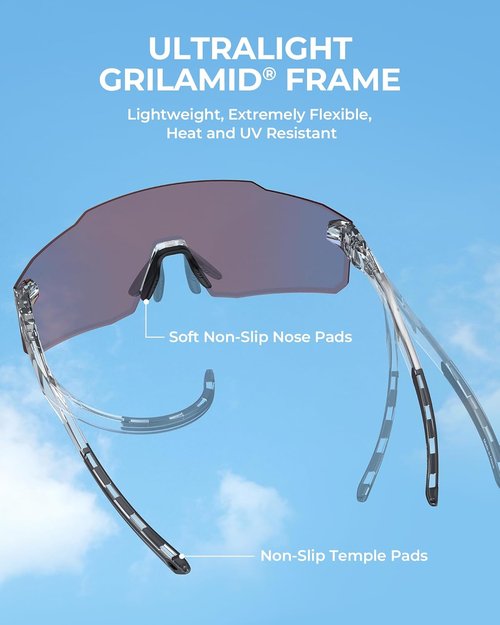 KastKing Etowah Polarized Fishing Sunglasses - PuriVex Lens Coating, Rimless Design, Unisex