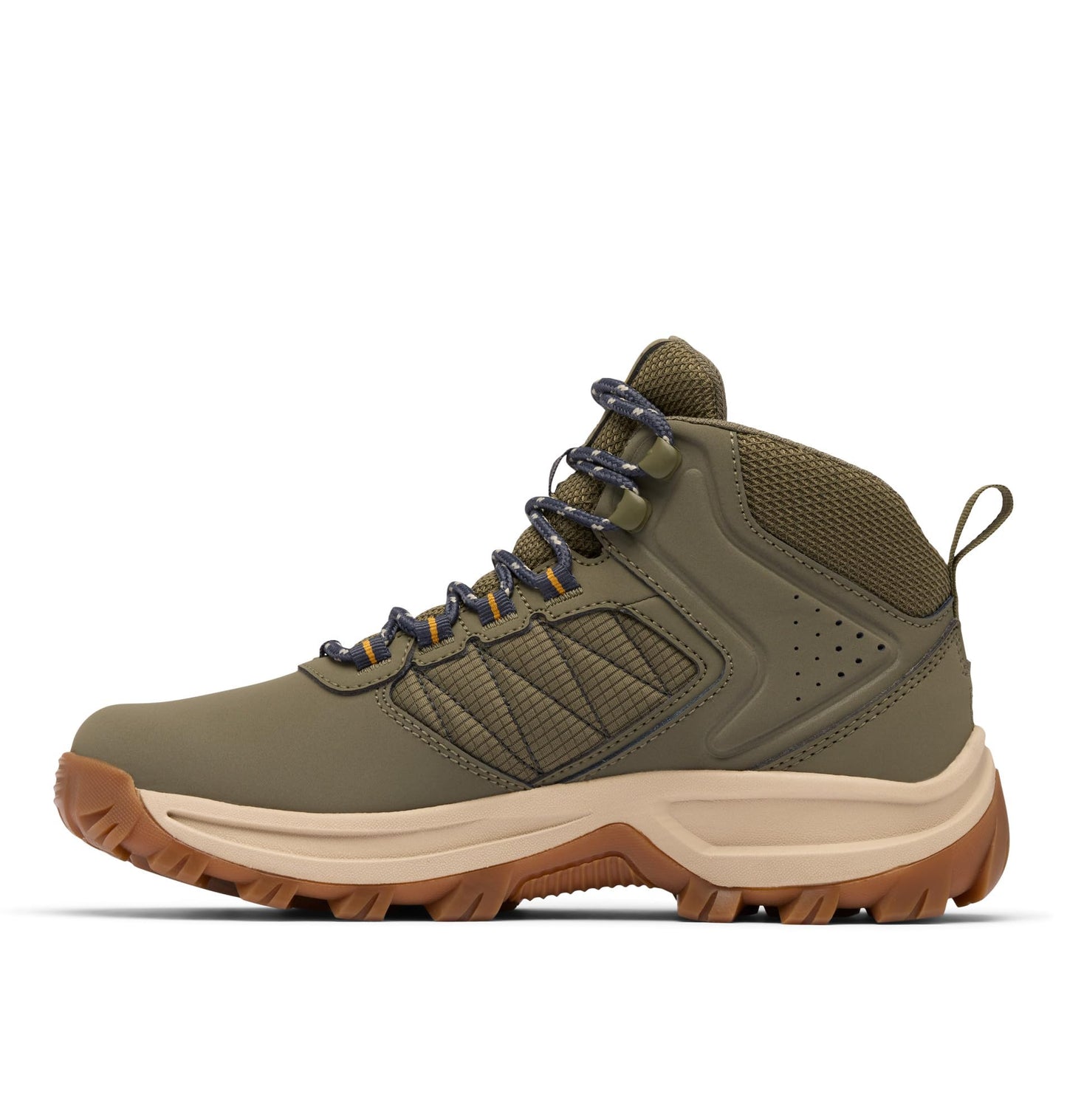 Columbia Womens Transverse Waterproof Hiking Boot, Stone Green/Raw Honey, 8