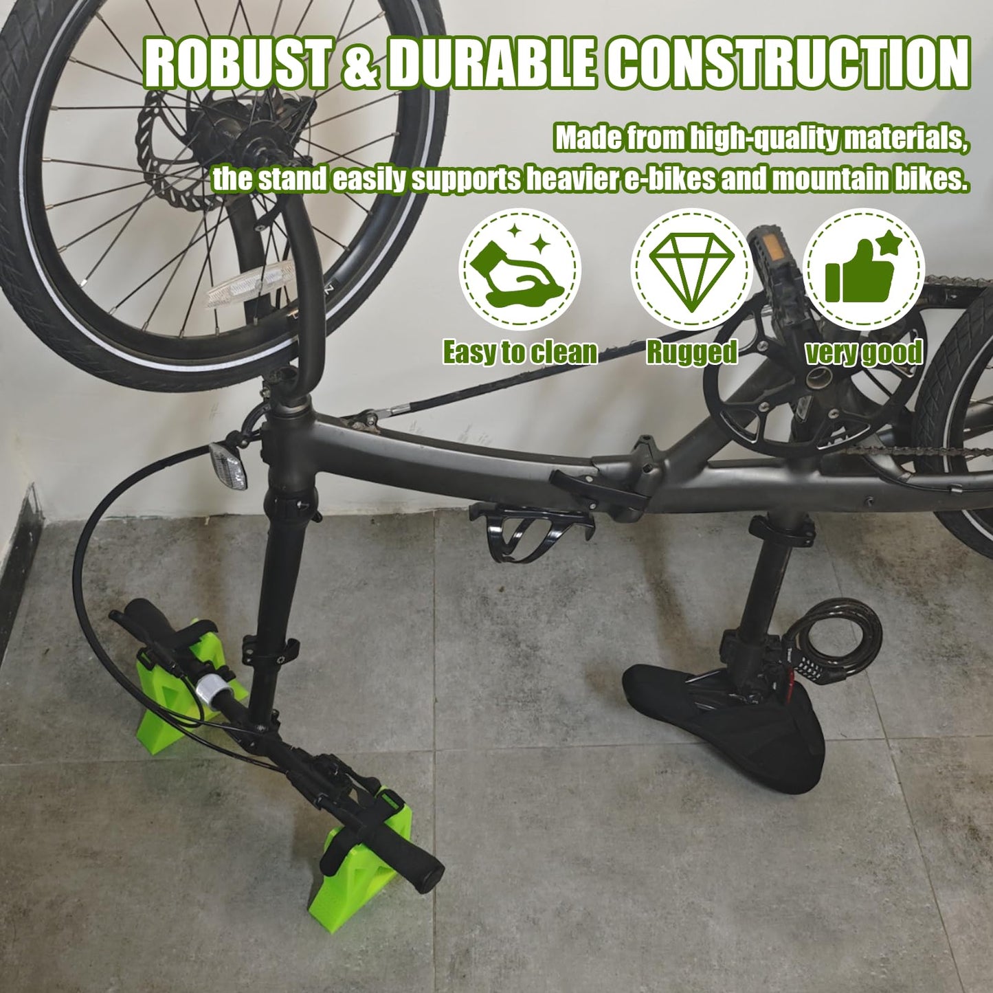 NATUHODE Portable Bike or Ebike Repair Stands, Bike Jacks, Heavy Duty Bicycle Repair Stand, For Electric Bikes, Mountain Bike and Road Bike