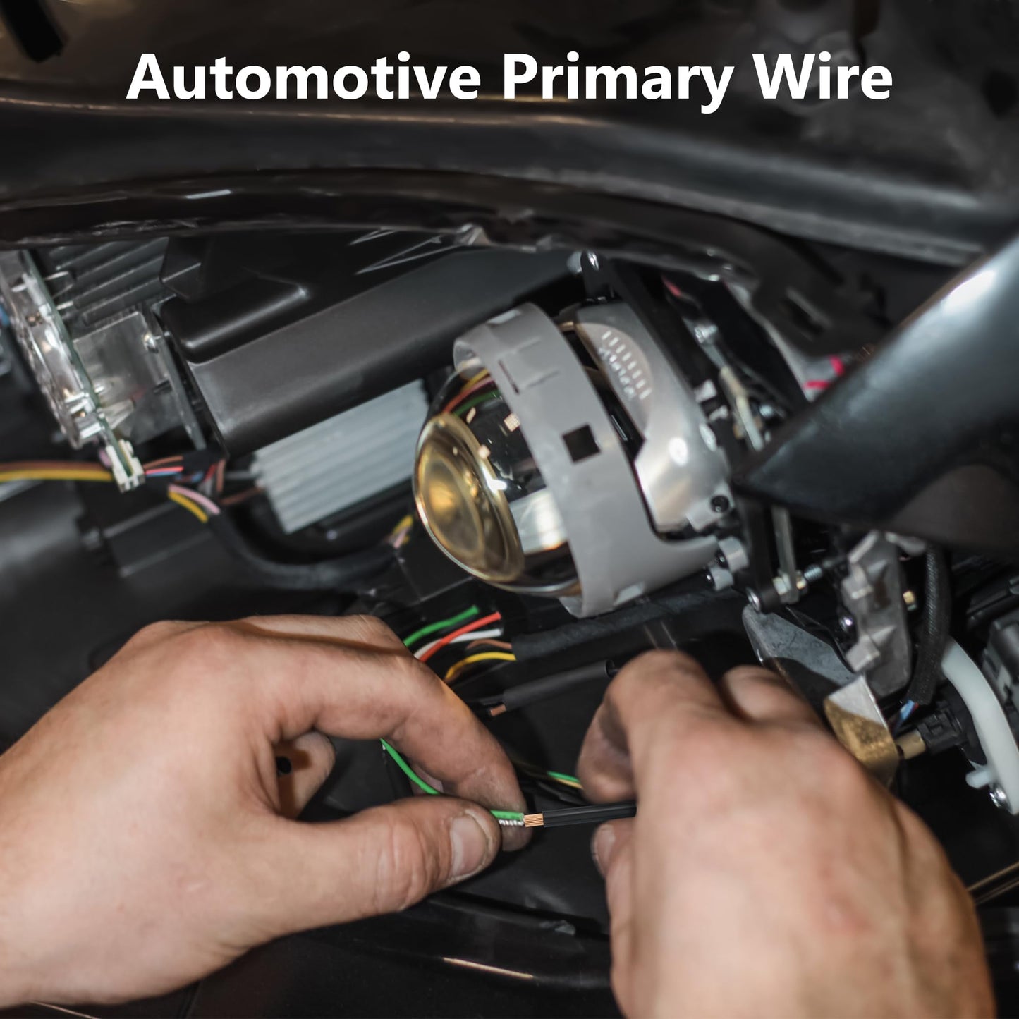 14 Gauge Wire (2-Pack Red/Black Each 35 FT), 14AWG CCA, Low Voltage Automotive Primary Harness Wire for Battery, Car Audio, Remote Trailer, Security Alarm, Hook Up Electrical Wires for DIY DC