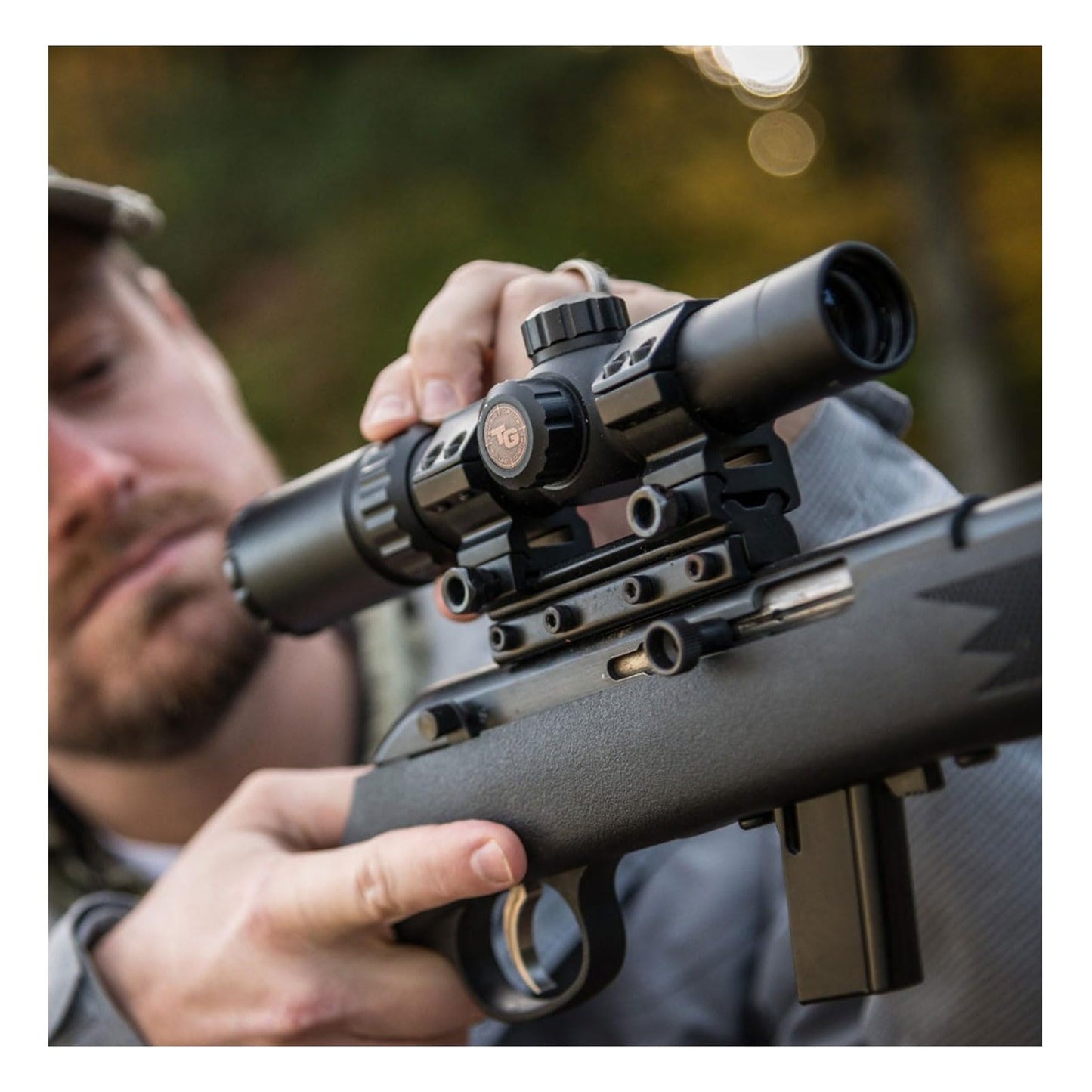 TRUGLO TruBrite 30 Hunter 30mm Compact Waterproof, Shockproof, Fogproof Gun Hunting Scope, 1-4 x 24mm, Matte Black