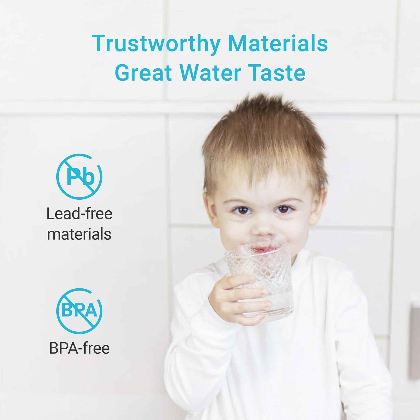 AQUA CREST Water Filter Compatible with LifeStraw® Home Pitcher and Dispenser Systems, Replacement for LifeStraw® Water Filter, Reduces Chlorine, 1 Membrane Micro Filter and 1 Activated Carbon Filter