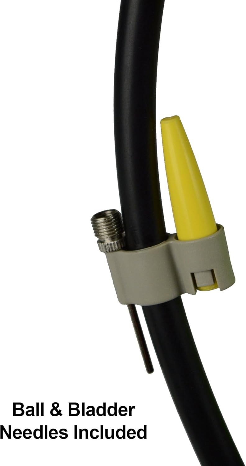 X-1000 Bike Pump - Unique AerTight Head for Easy Use with Presta & Schrader Valves - 160 PSI Pressure Gauge