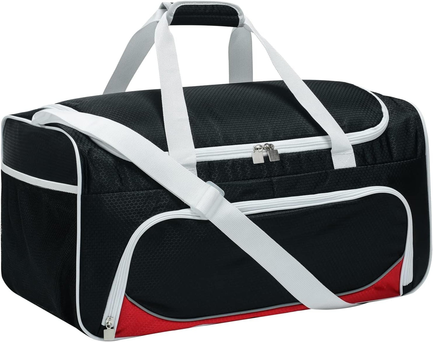 Uarition Gym Duffle Bag - 55L Large Black Duffel for Sports, Workouts & Travel | Durable Heavy-Duty Design